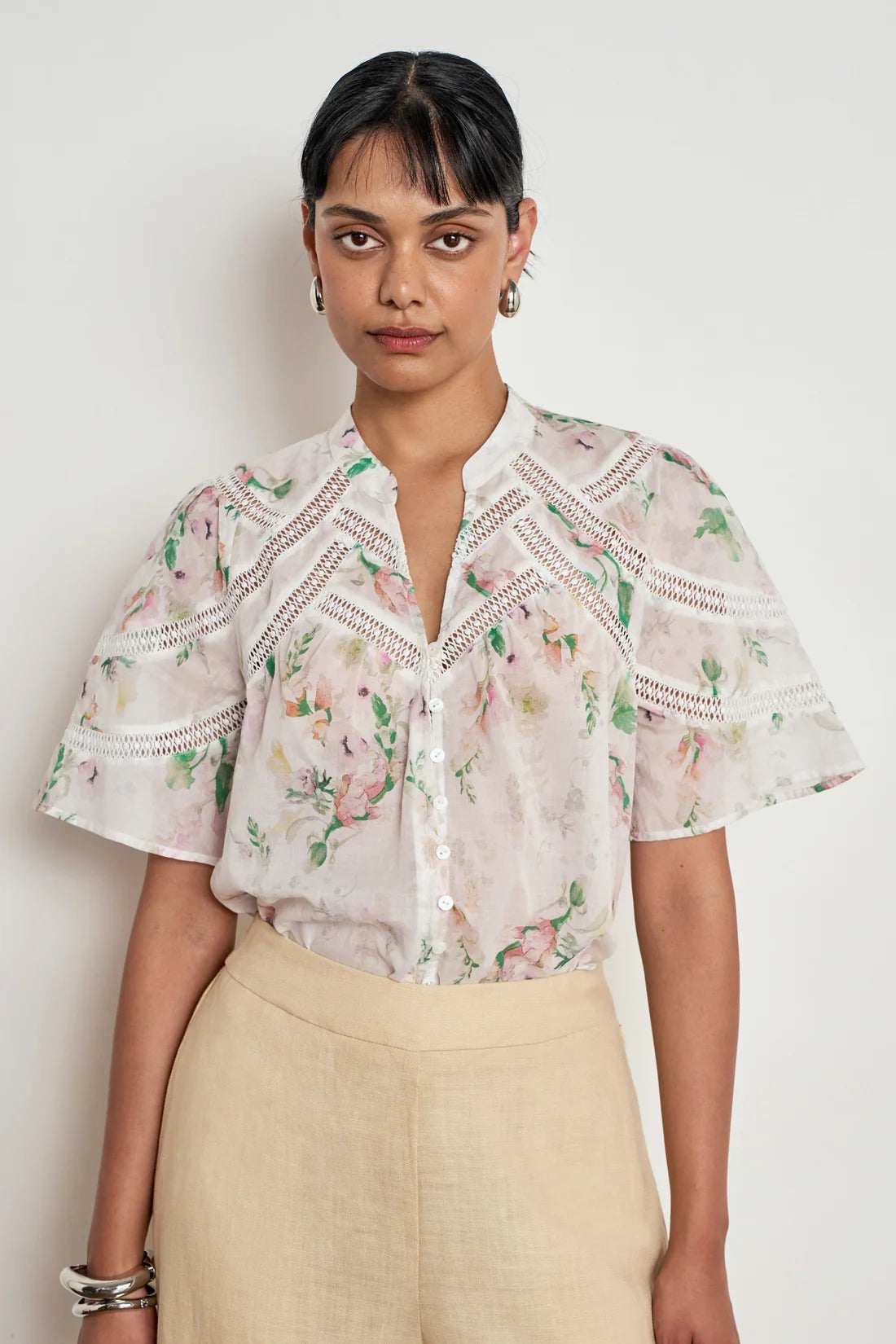 Pulse Top - Painterly Bloom