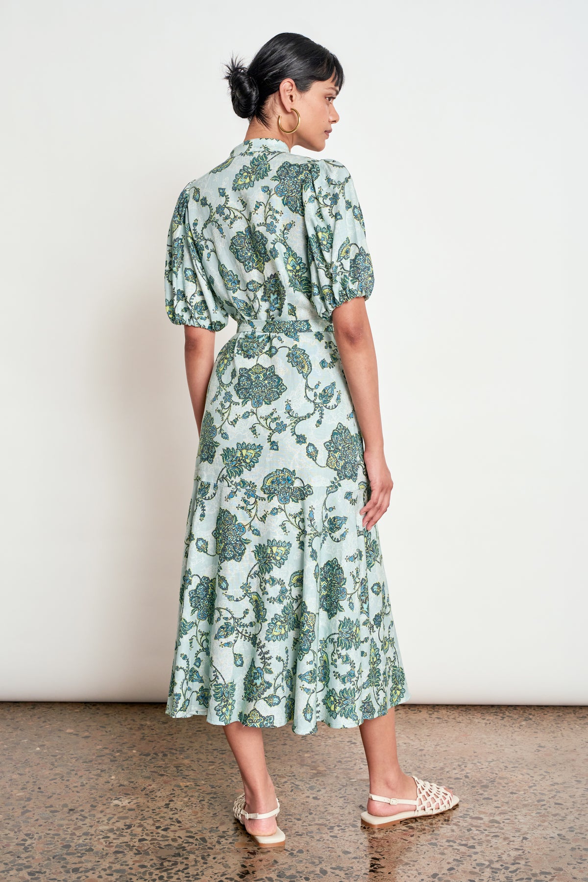 Cascade Dress - Fern Paisley