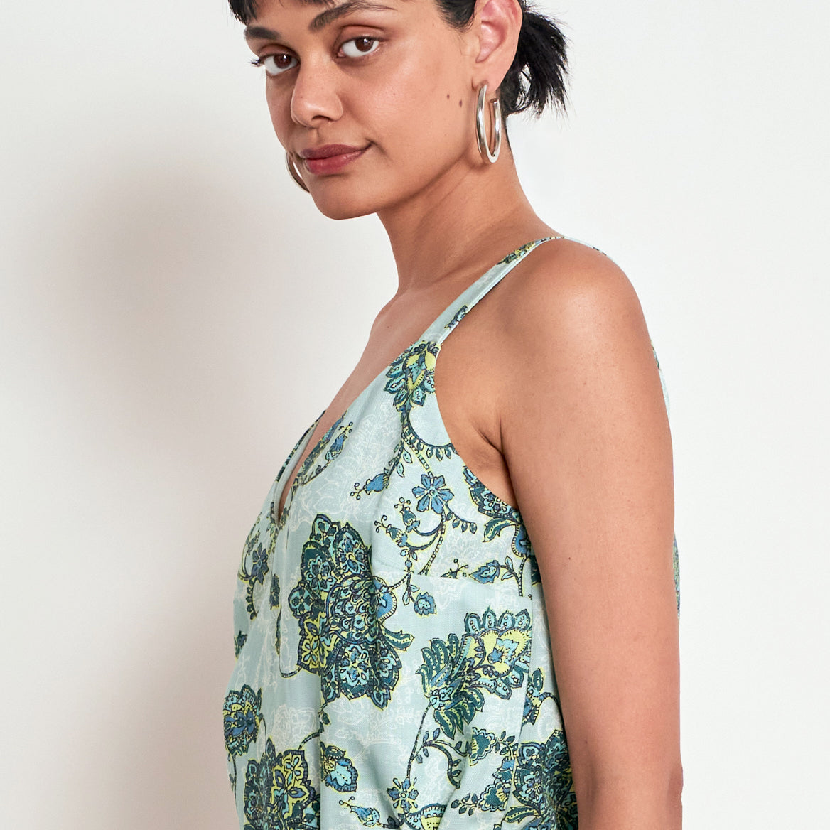 Tidal Top - Fern Paisley