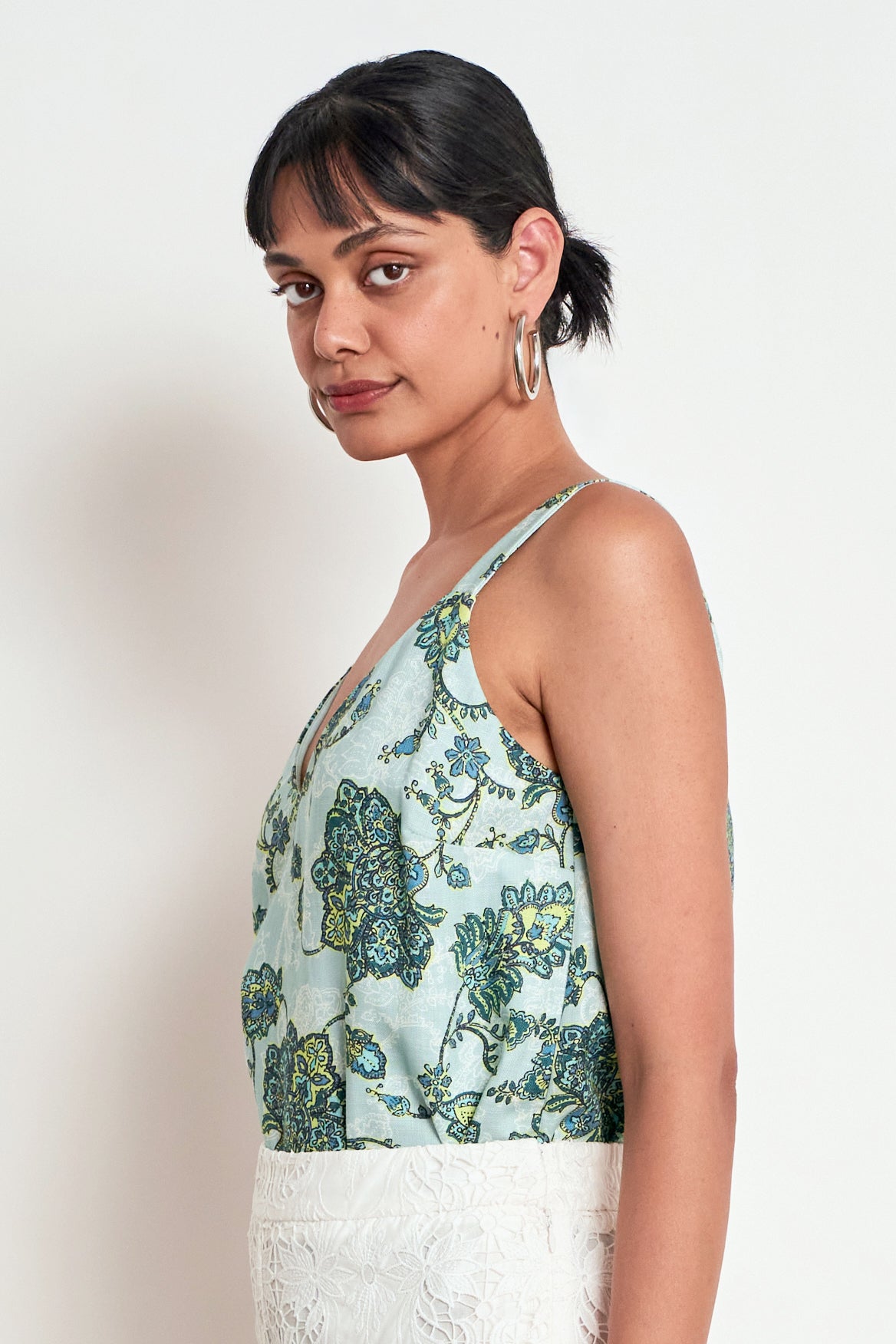 Tidal Top - Fern Paisley