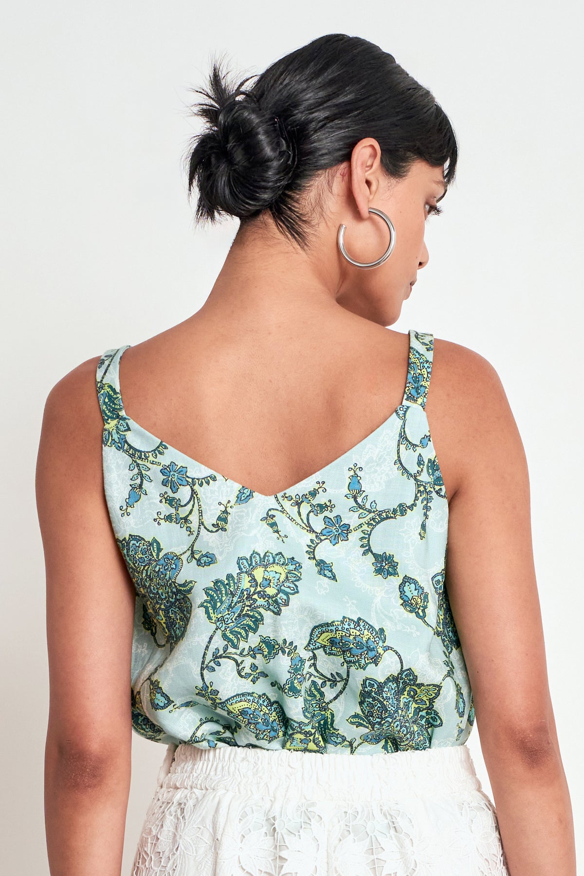 Tidal Top - Fern Paisley