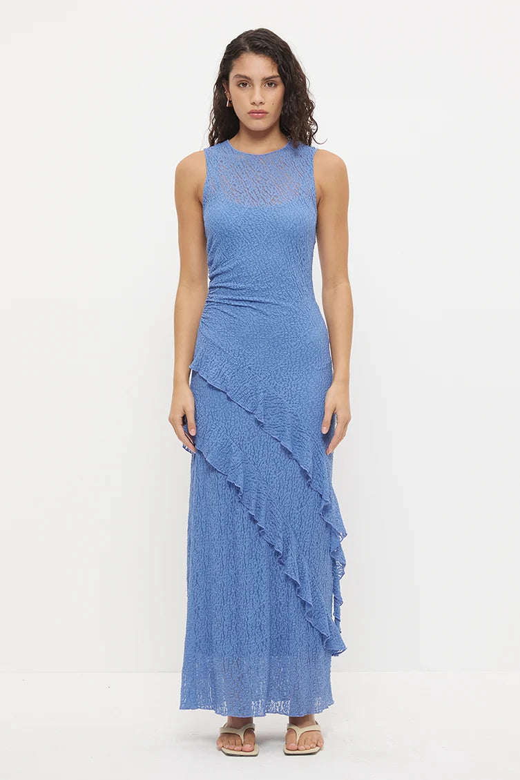 Kira Lace Dress - Ultra Marine