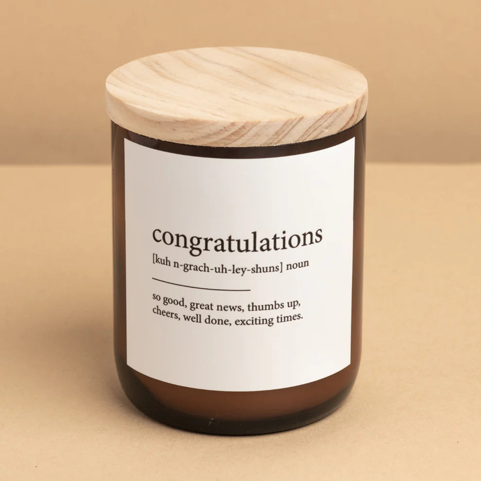 The Commonfolk Candle - Congratulations