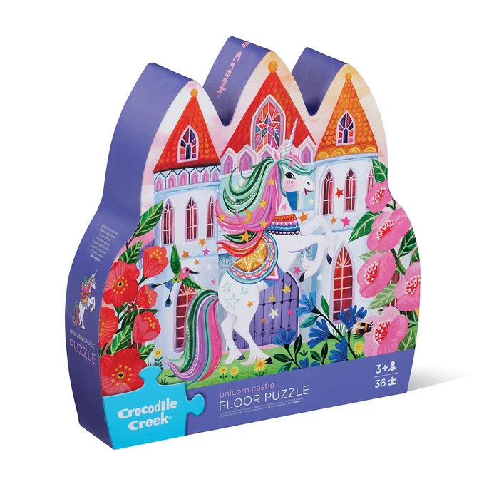 Classic Floor Puzzle - Unicorn Castle