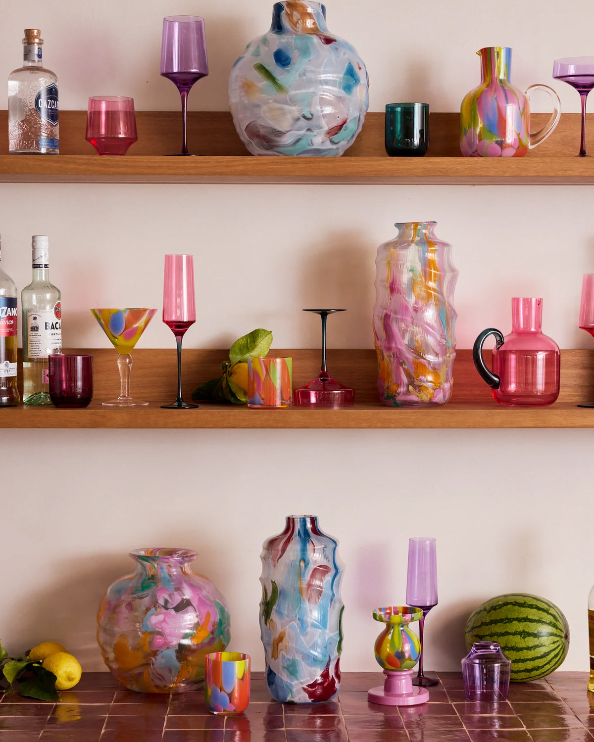 Swirl Sorbet Round Vase