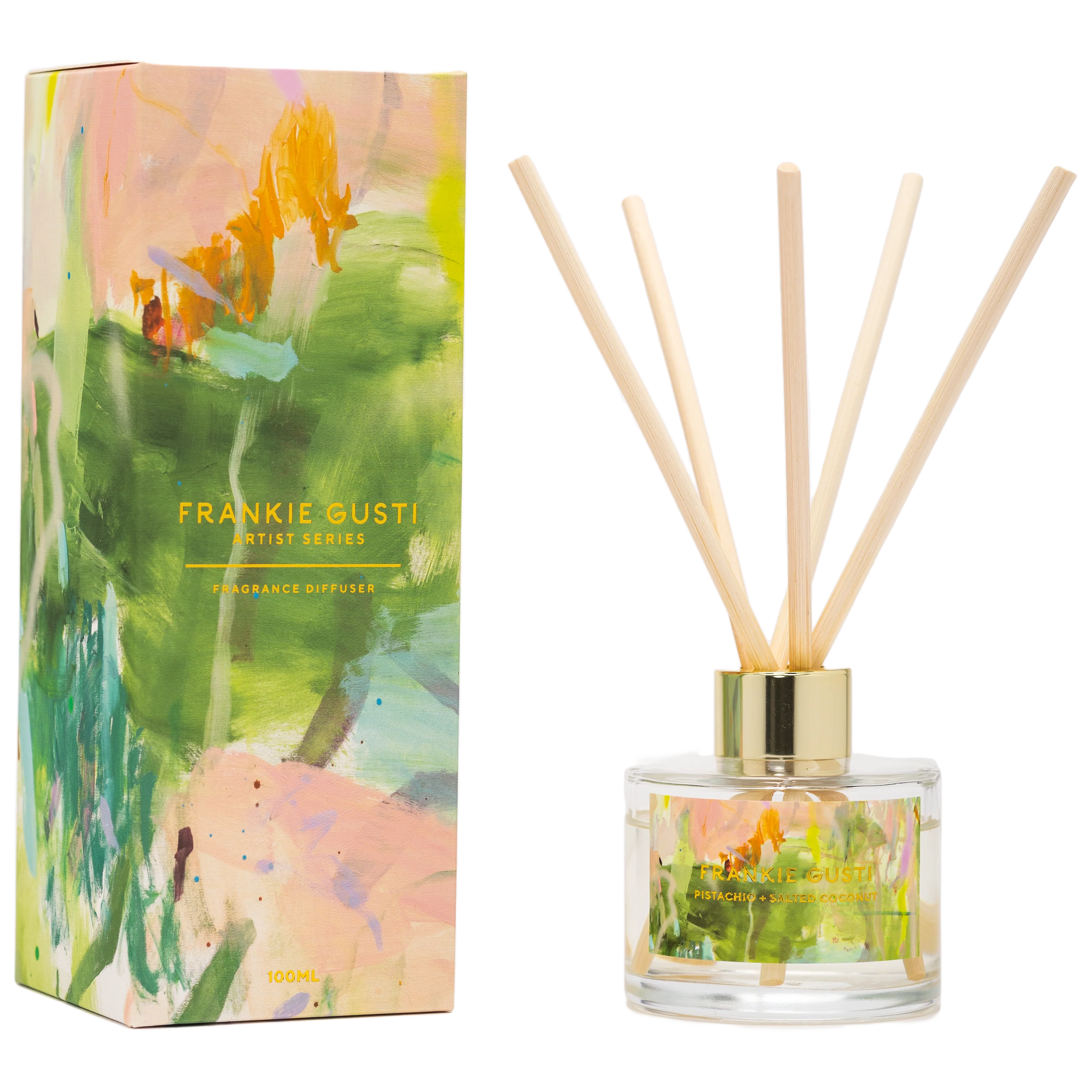 Pistachio + Salted Coconut - Artist Series Candle - Kate Eliza
