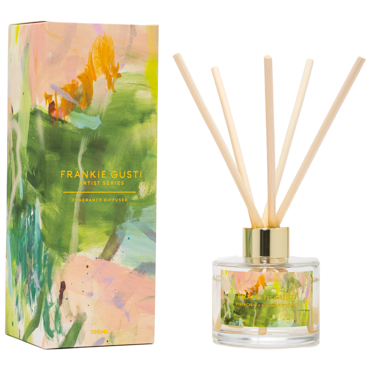 Pistachio + Salted Coconut - Artist Series Candle - Kate Eliza