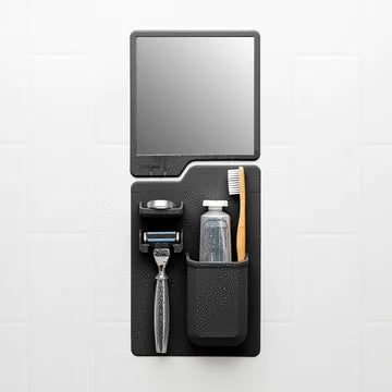 The Harvey and Oliver Set | Mirror and Muli Storage Compartment - Charcoal