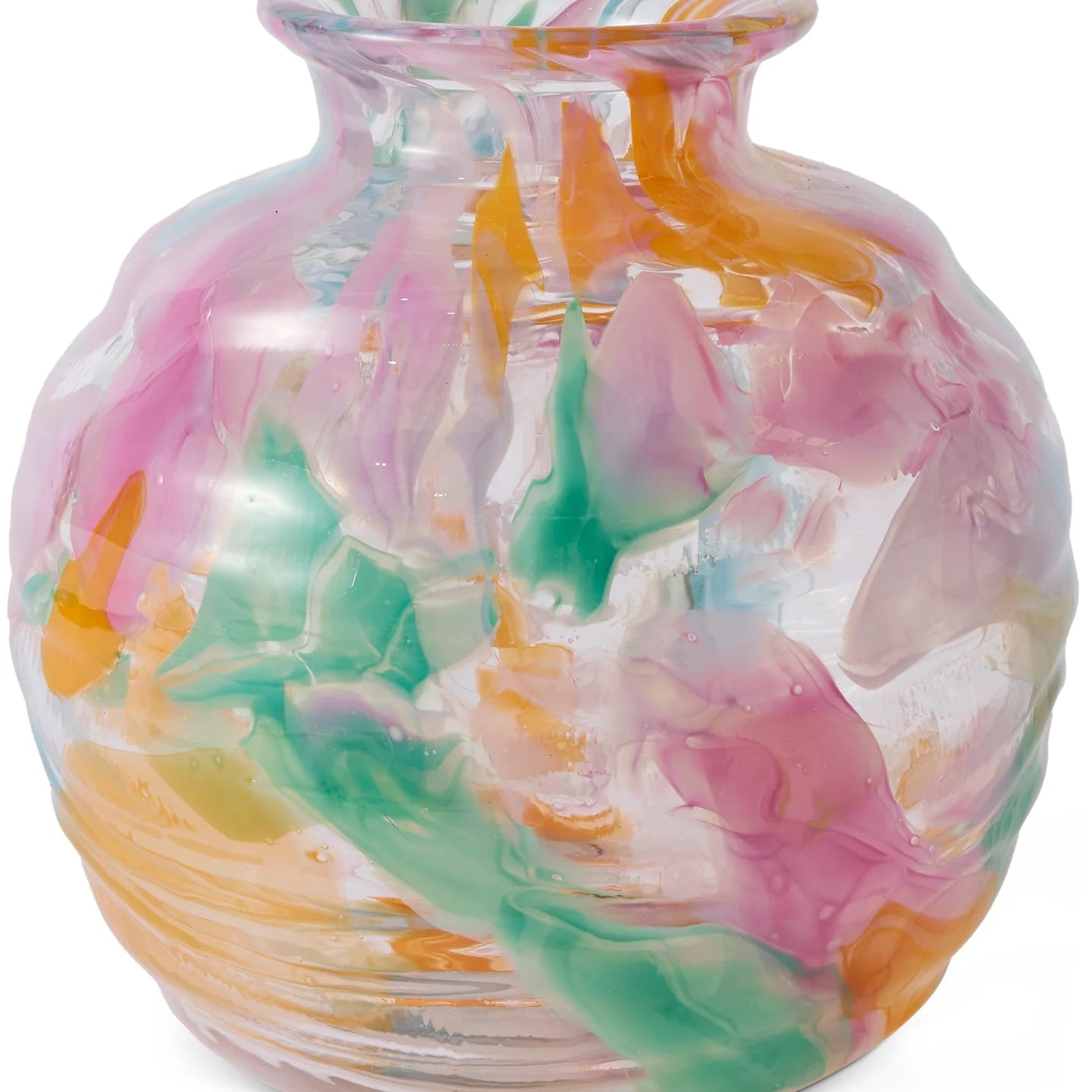 Swirl Sorbet Round Vase