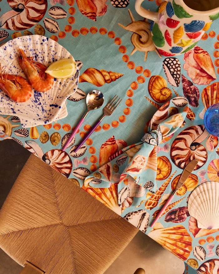Costa Blue Tablecloth Rectangle - Standard