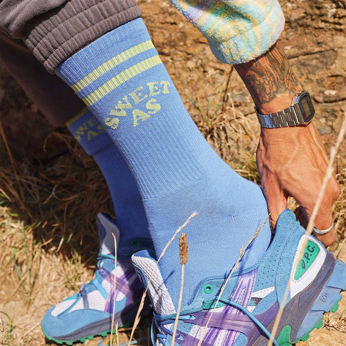 Sweet As Socks in Blue