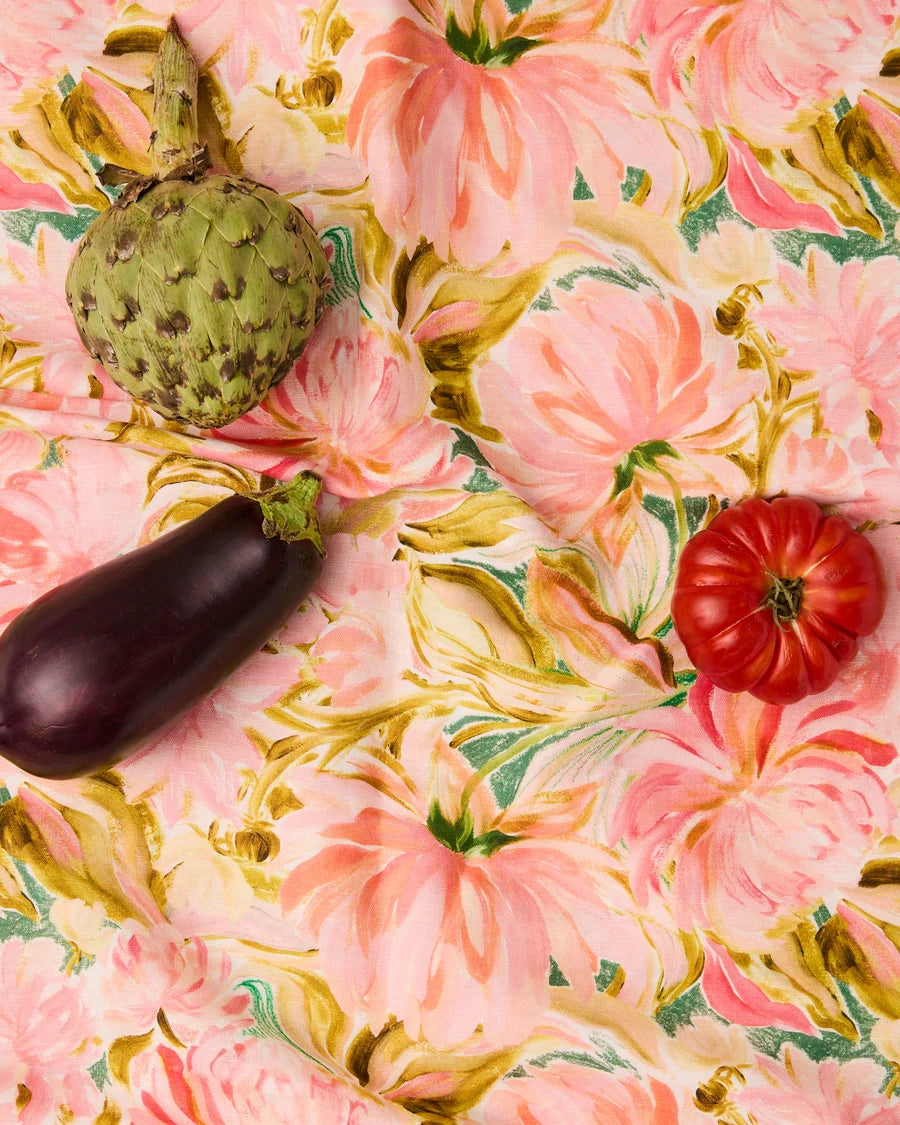 Warm Floral Breeze Rectangular Tablecloth - Standard