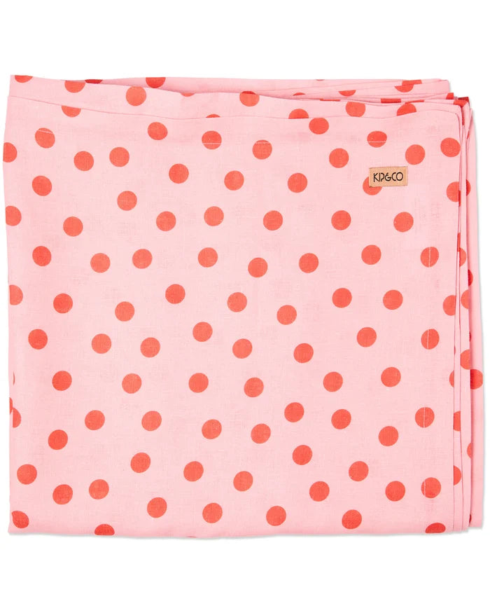Polkadot Pink Tablecloth Rectangle - Standard