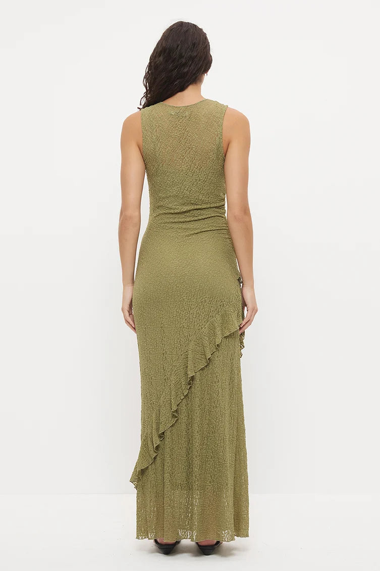 Kira Lace Dress - Khaki