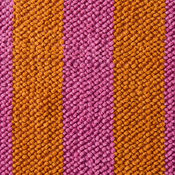 Fun Times Round Stripe Bath Mat