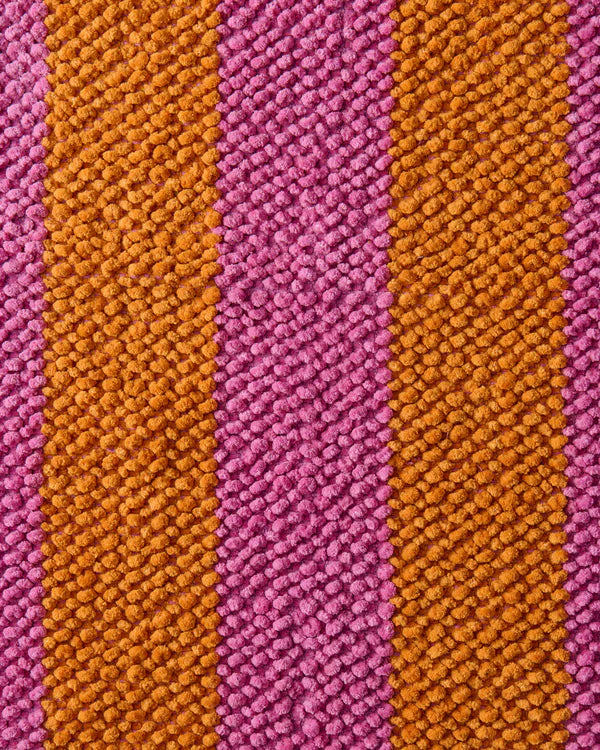 Fun Times Round Stripe Bath Mat
