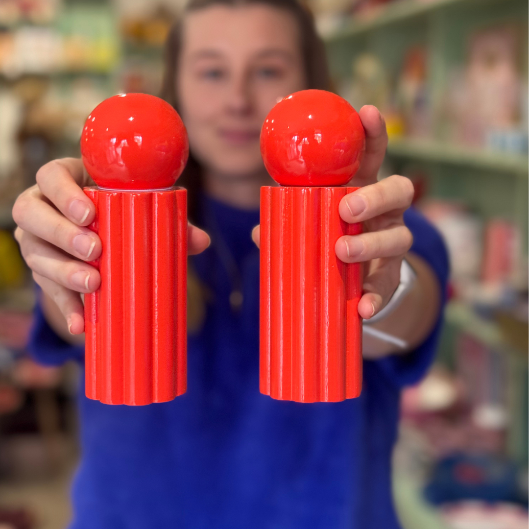 Oracle Wood Salt & Pepper Grinder - Tomato