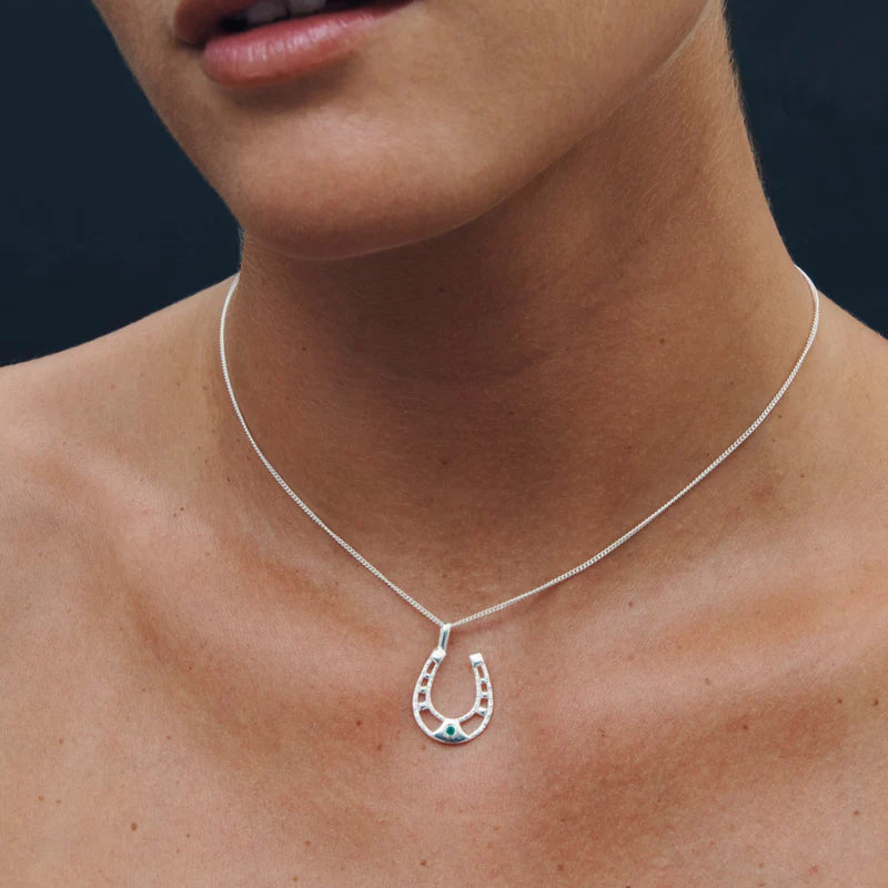 Horseshoe Necklace - Silver