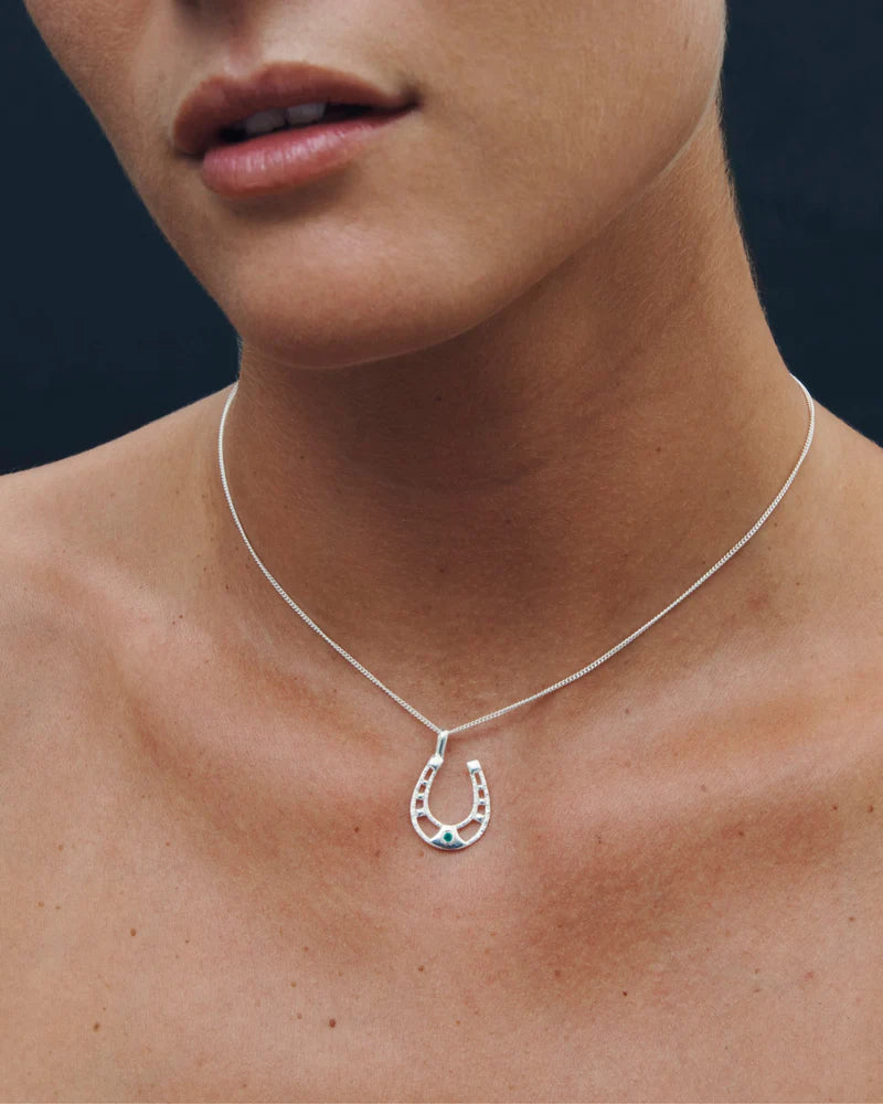 Horseshoe Necklace - Silver