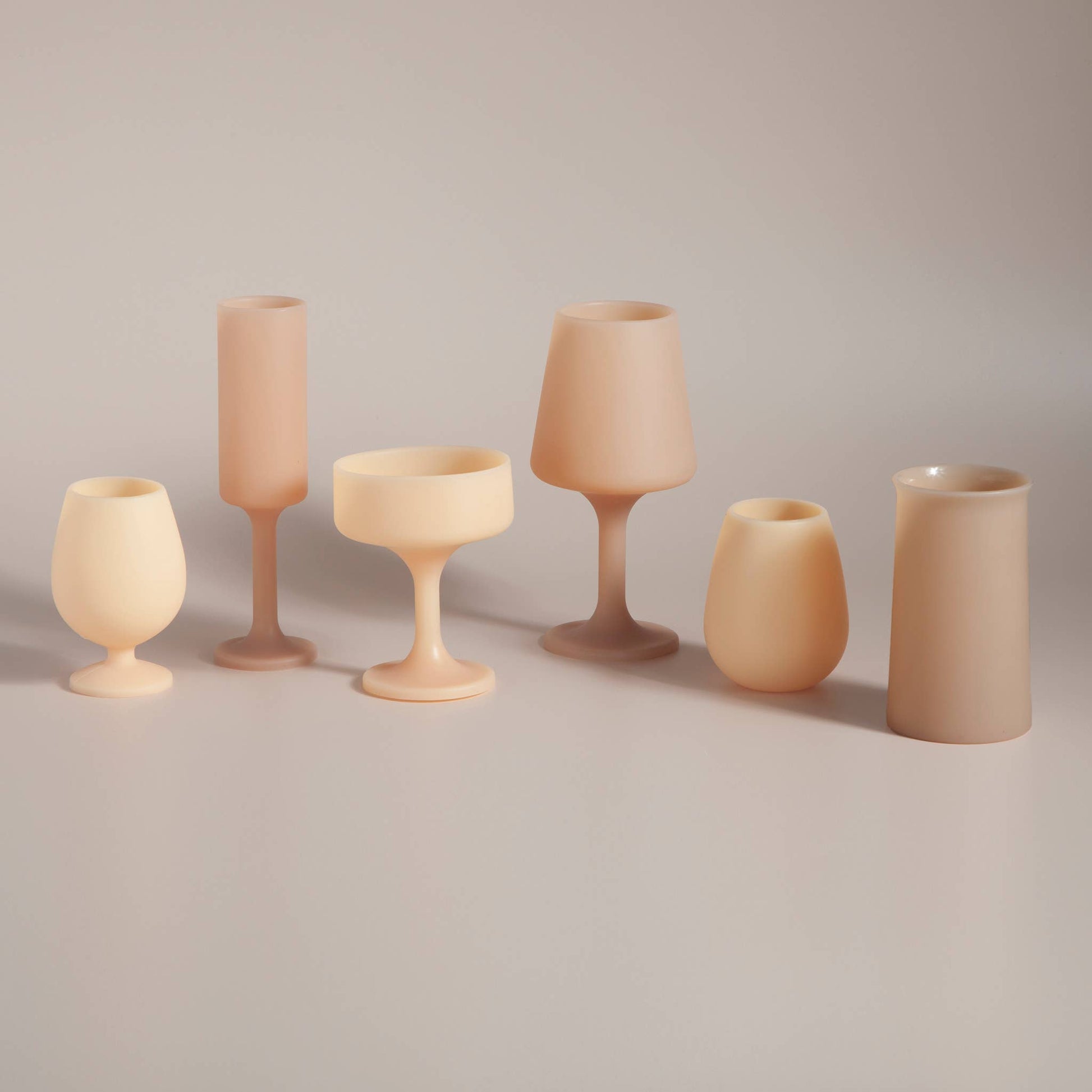 Mecc - Wheat + Oat Silicone Unbreakable Cocktail Glasses