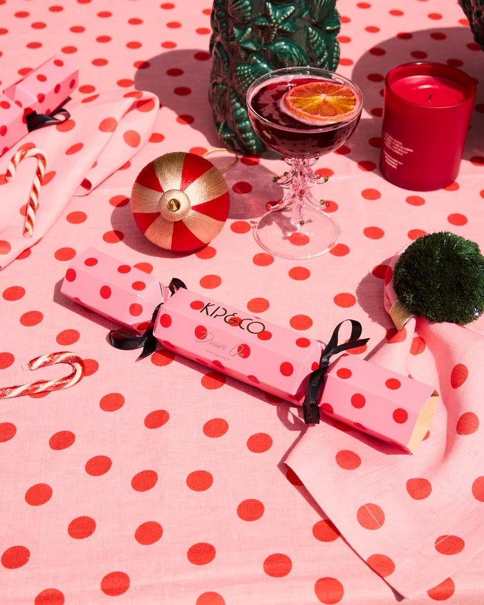 Polkadot Pink Tablecloth Rectangle - Standard