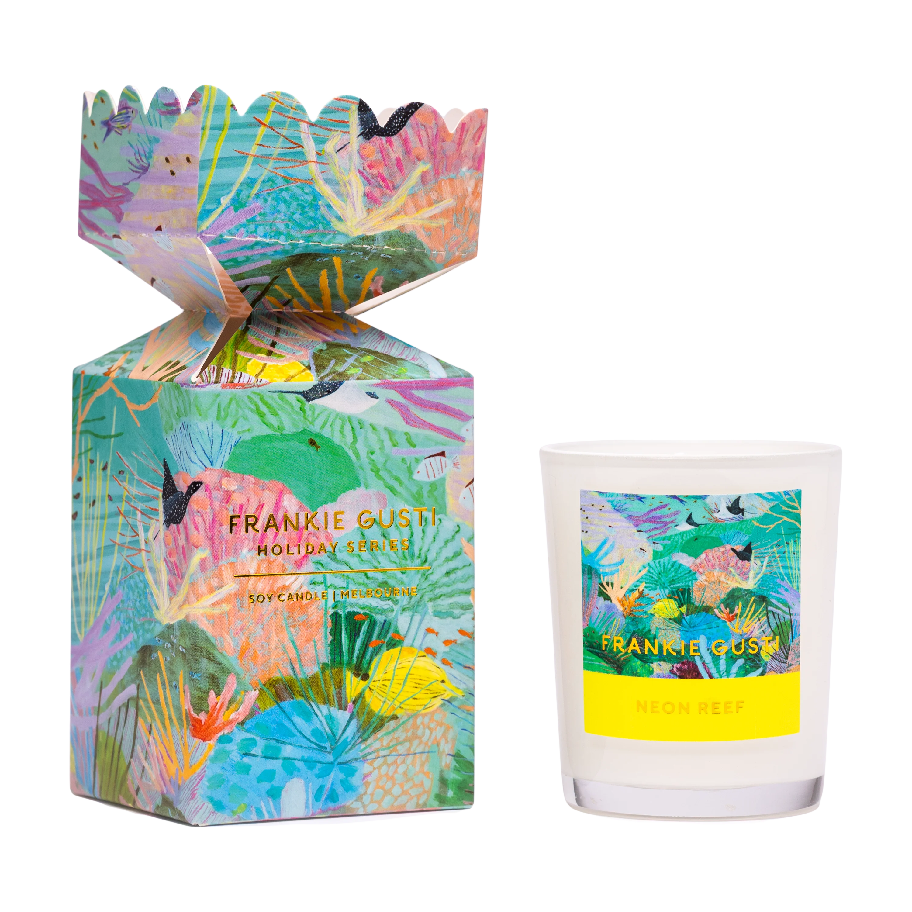 Neon Reef - Holiday Series Ornament - Janey Forbes