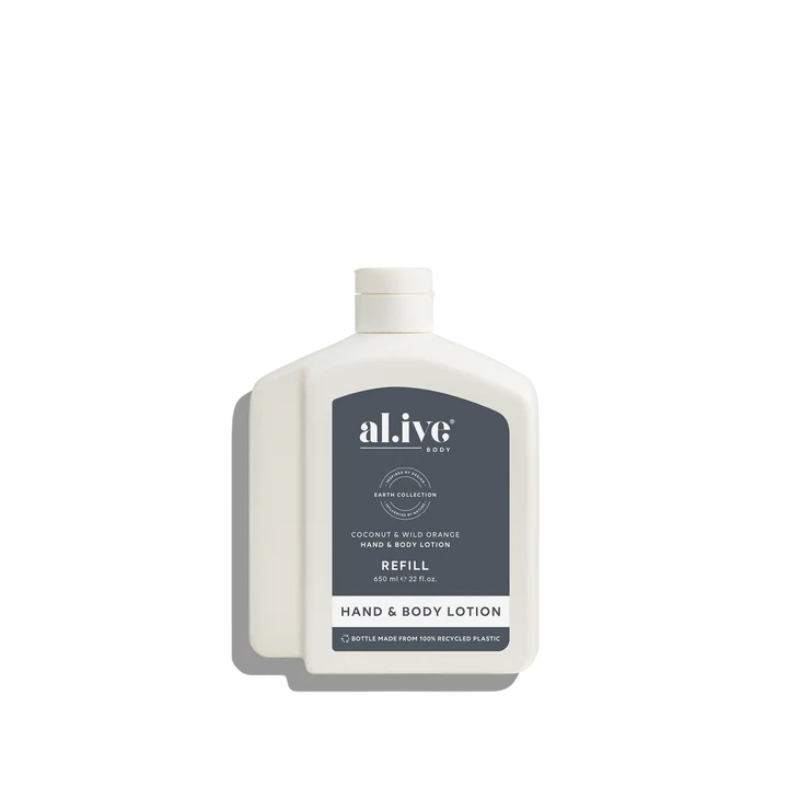 650ml Lotion Refill - Coconut & Wild Orange