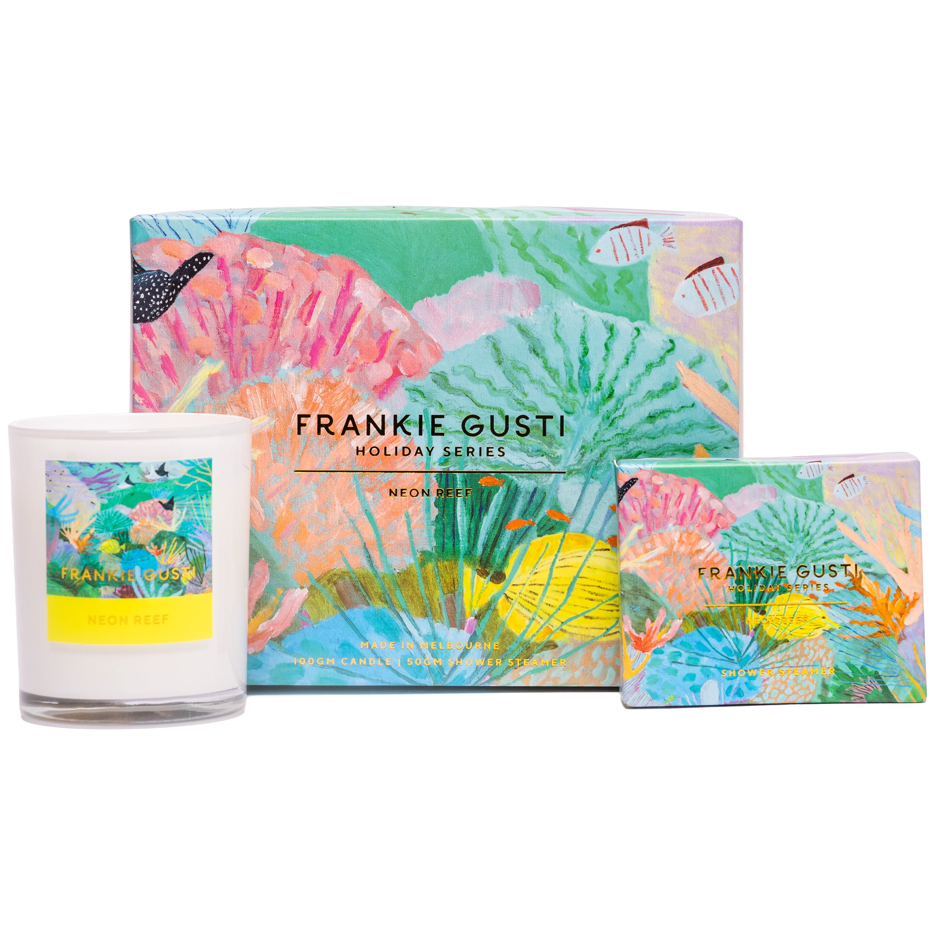 Neon Reef - Holiday Series Candle & Steamer - Janey Forbes