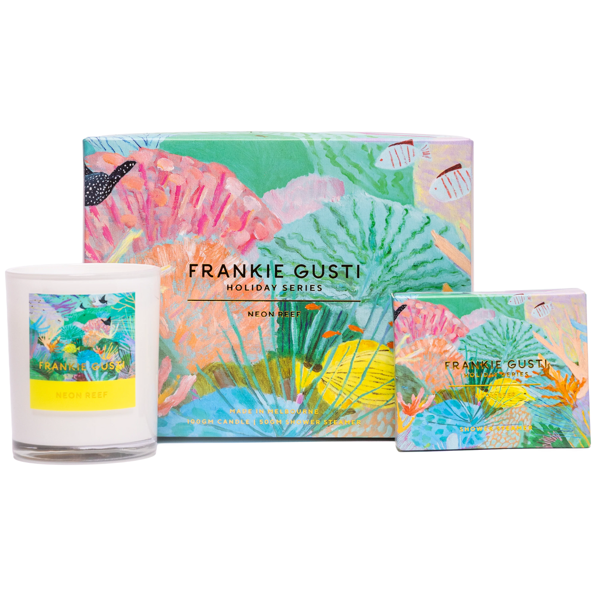 Neon Reef - Holiday Series Candle & Steamer - Janey Forbes