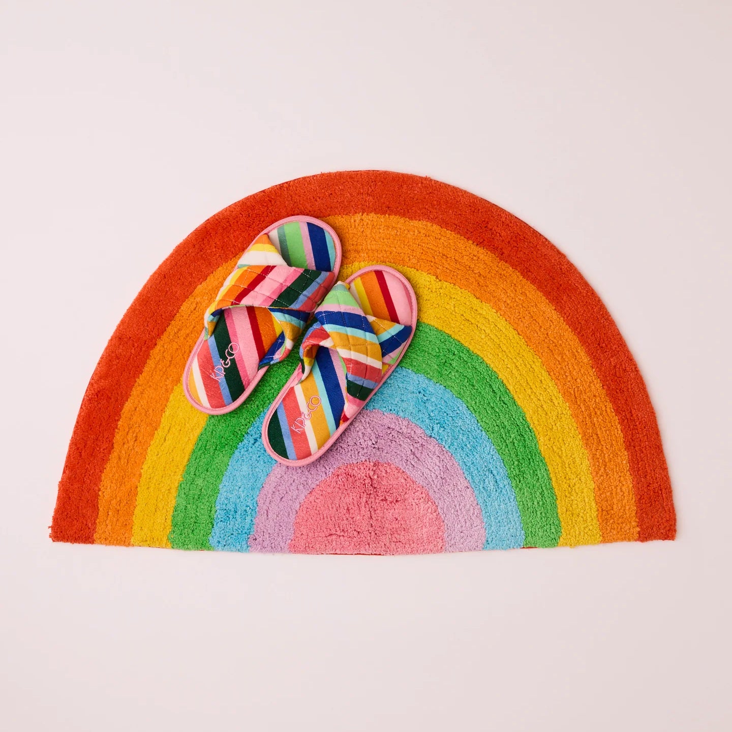 Rainbow Cherry Bath Mat