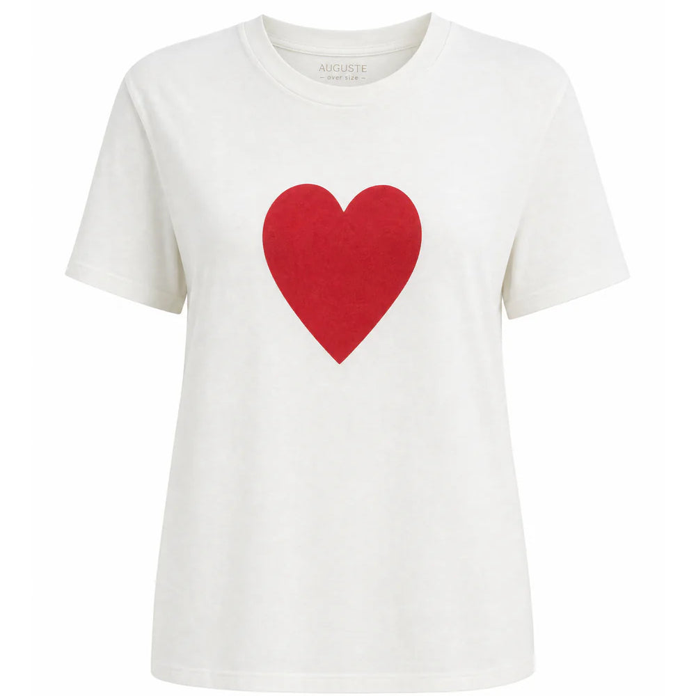 Heart Classic Tee - White