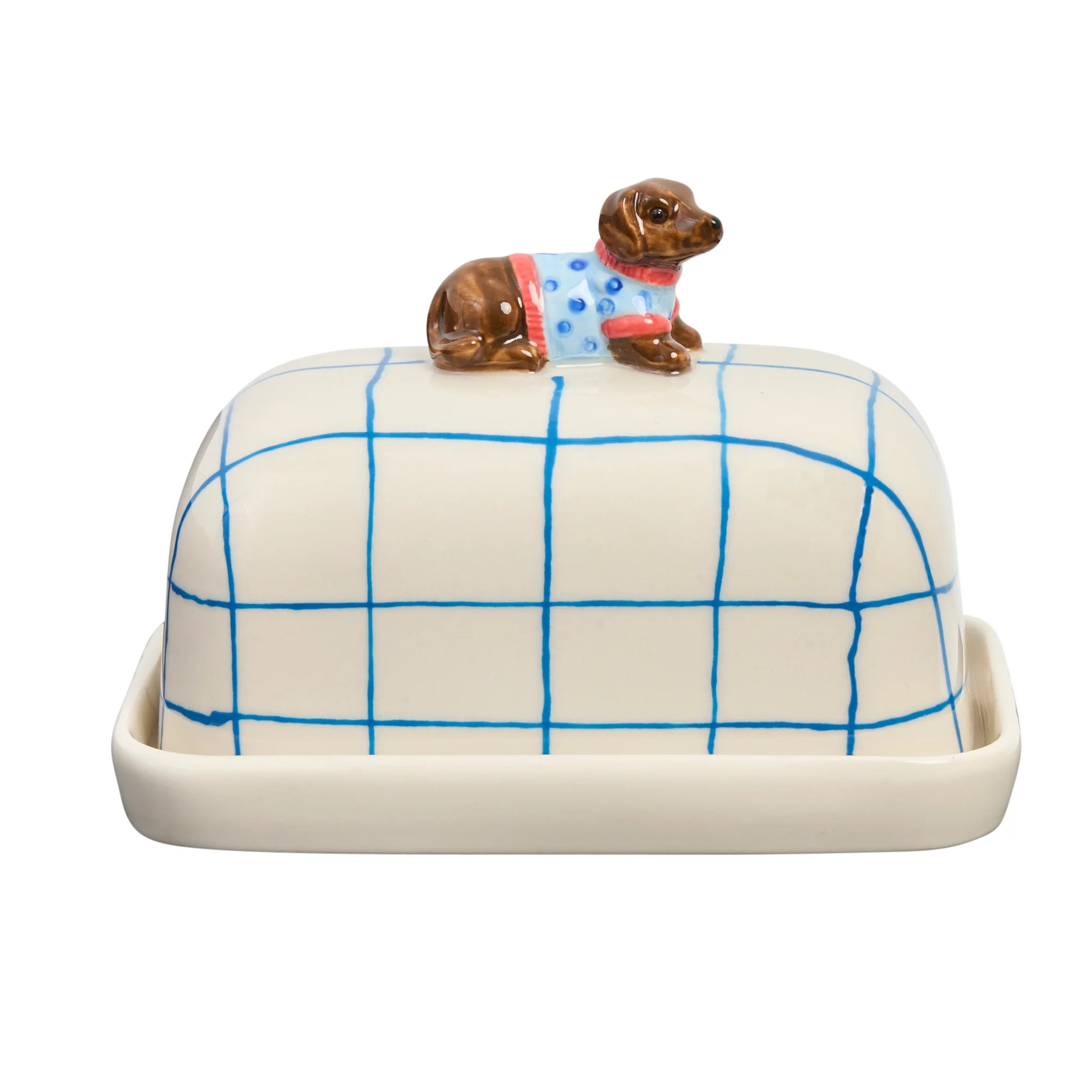 Butter Dish - Dachshund Butter Up