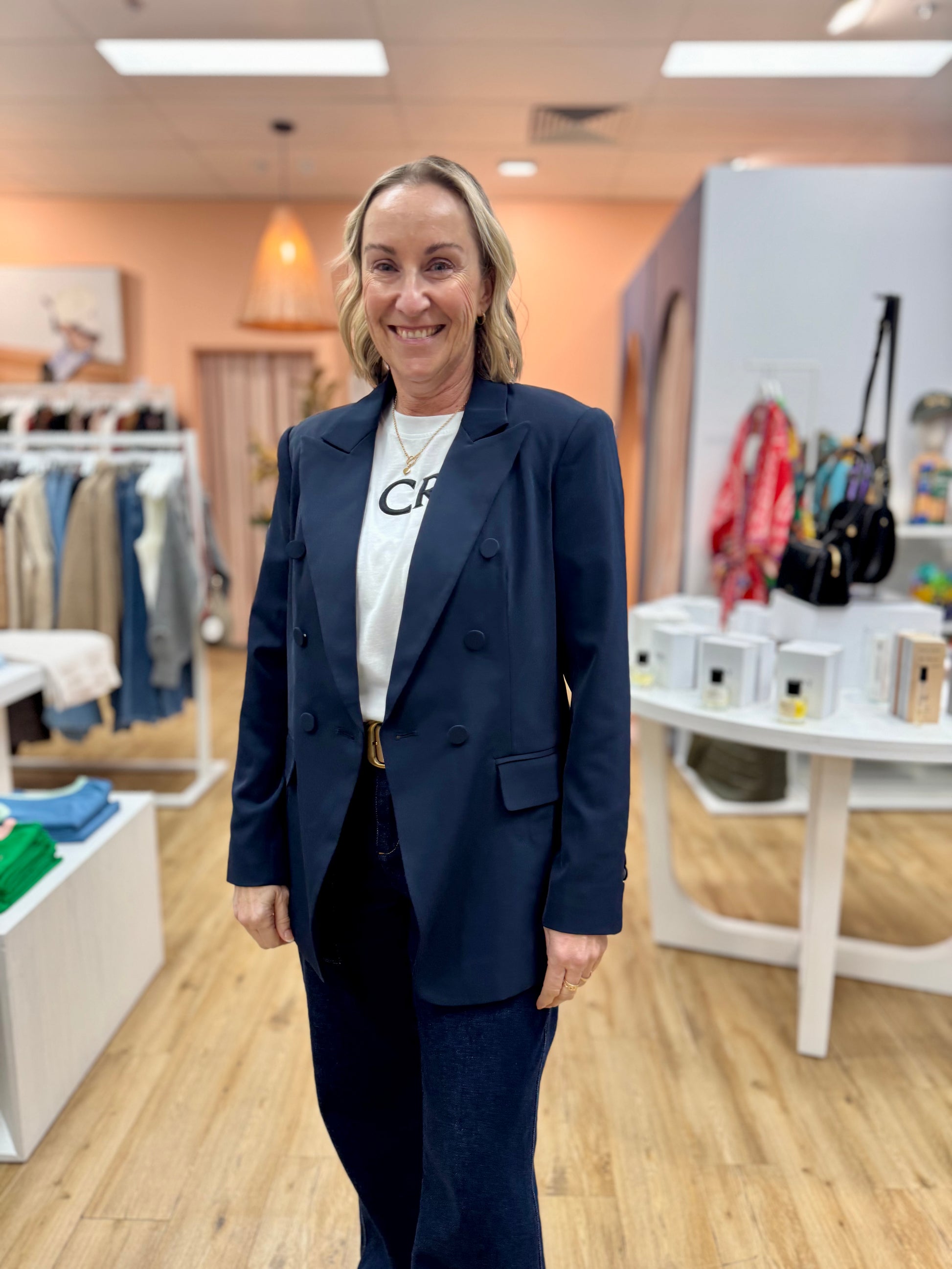 Solid Navy Blazers  - No Stripes