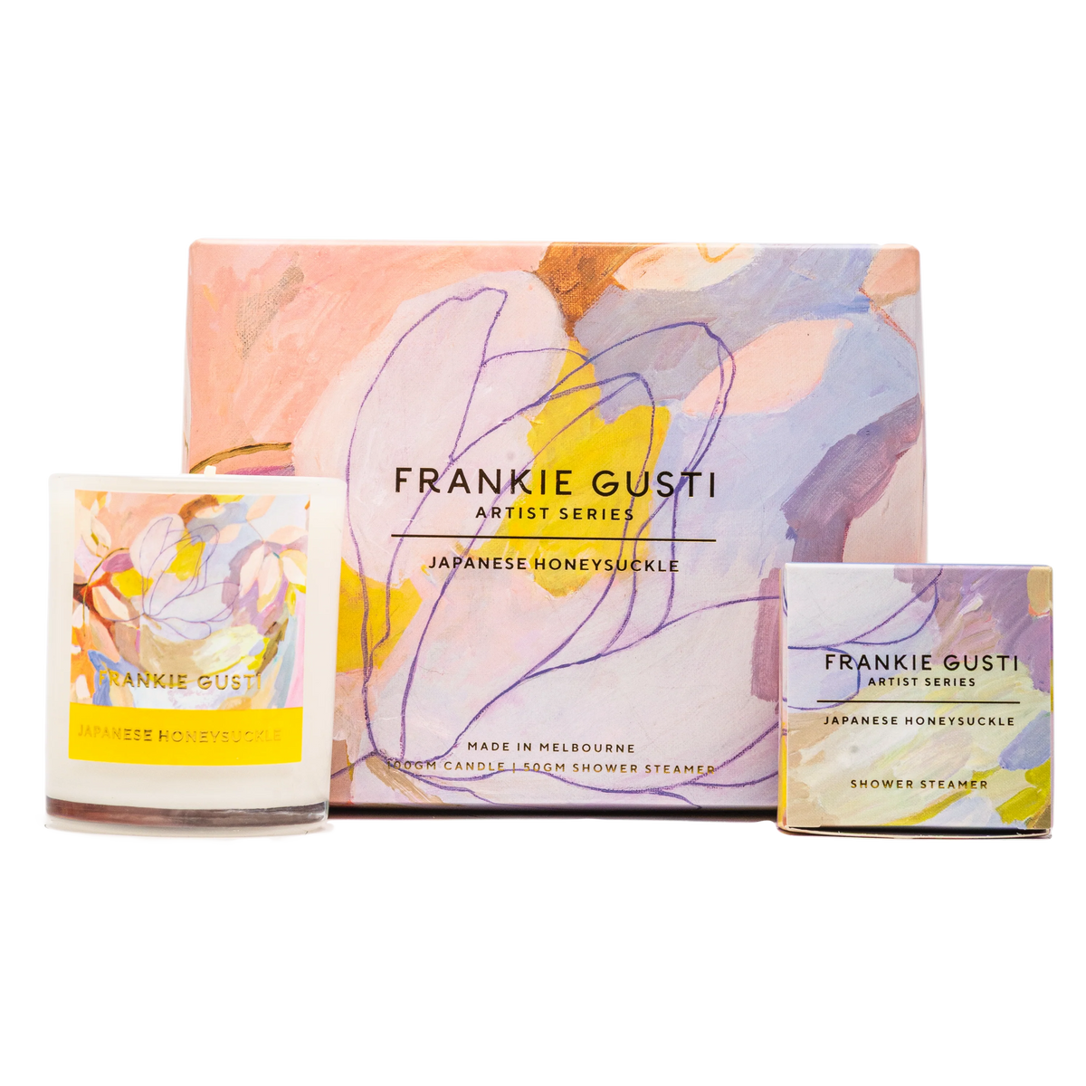 Japanese Honeysuckle - Holiday Series Candle & Steamer - Jade Fisher