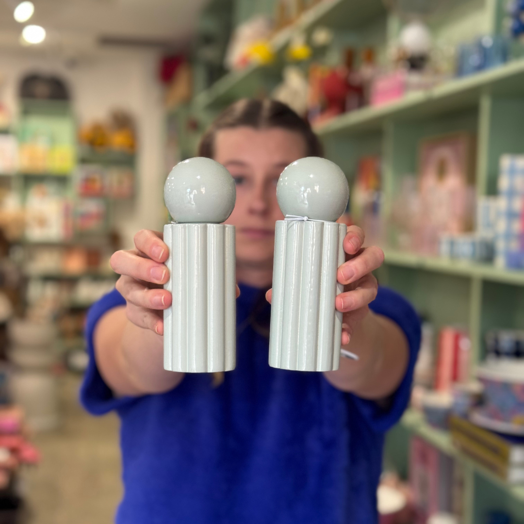 Oracle Wood Salt & Pepper Grinder - Seafoam