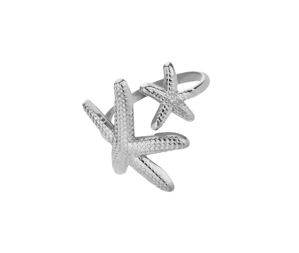 Starfish Ring - Silver