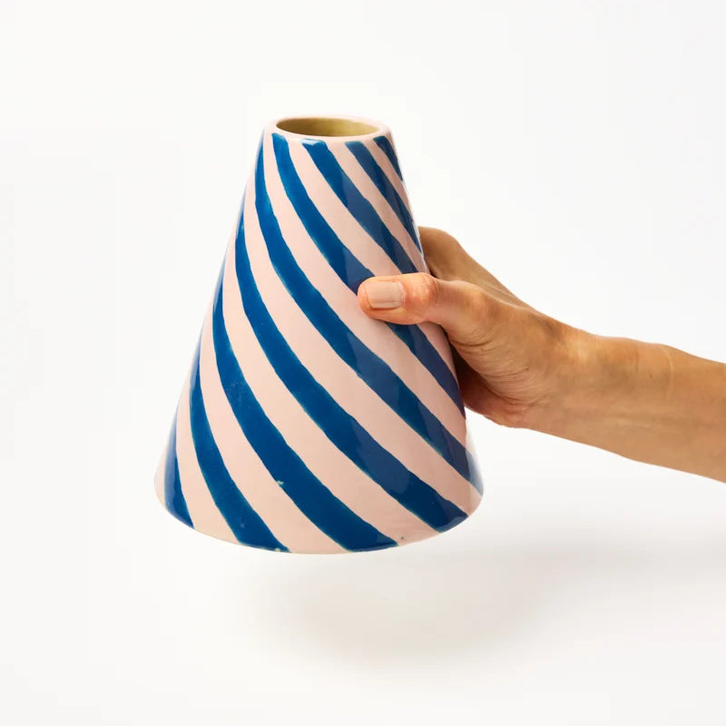 Jester Vase - Blueberry Swirl