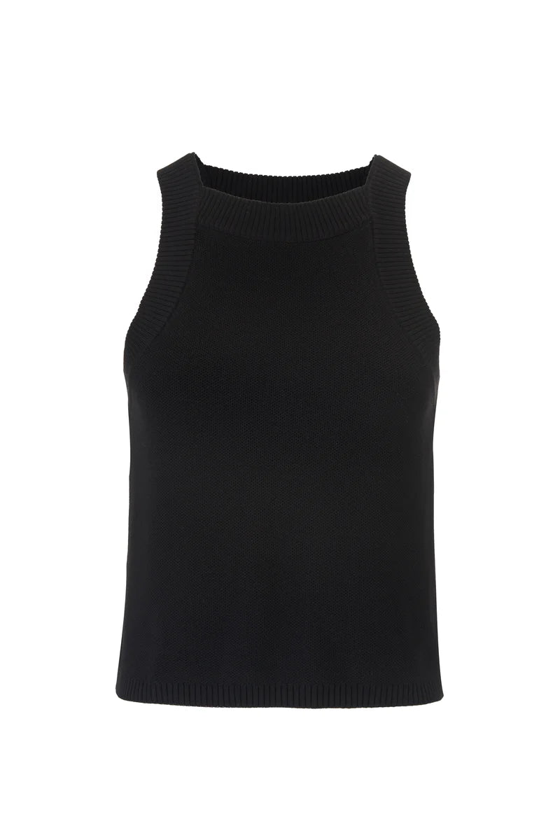 Tash Knit Tank - Noir