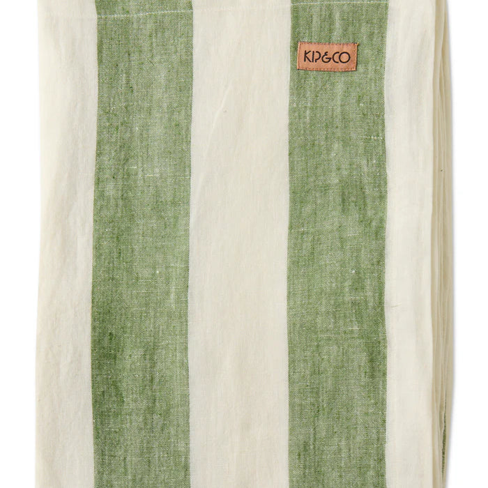Moss Stripe Tablecloth - Standard Rectangle