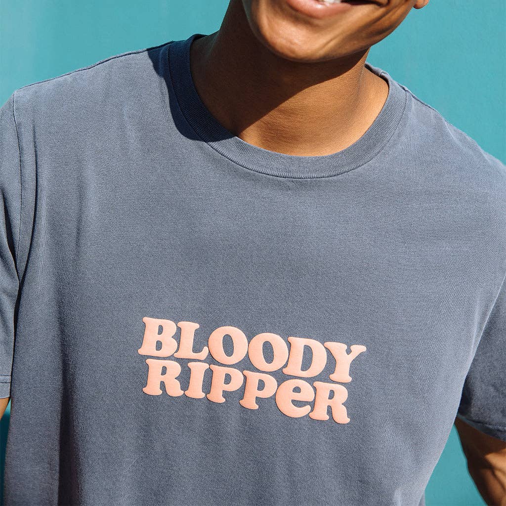 Bloody Ripper Regular Tee in Navy
