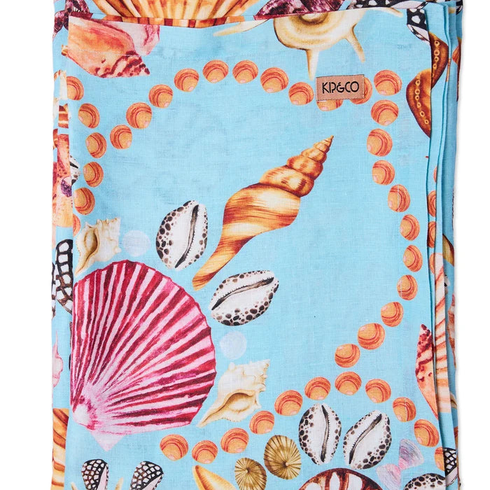 Costa Blue Tablecloth Rectangle - Standard