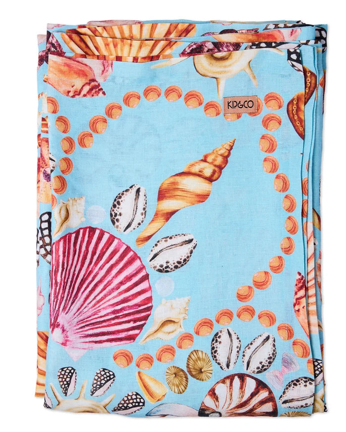 Costa Blue Tablecloth Rectangle - Standard