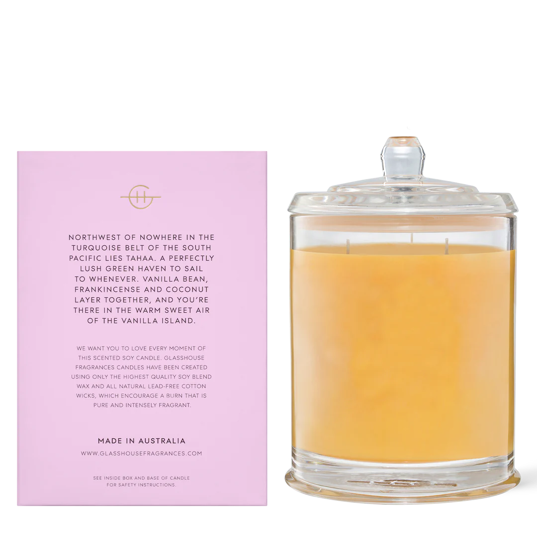 Glasshouse A Tahaa Affair Soy Candle 760g
