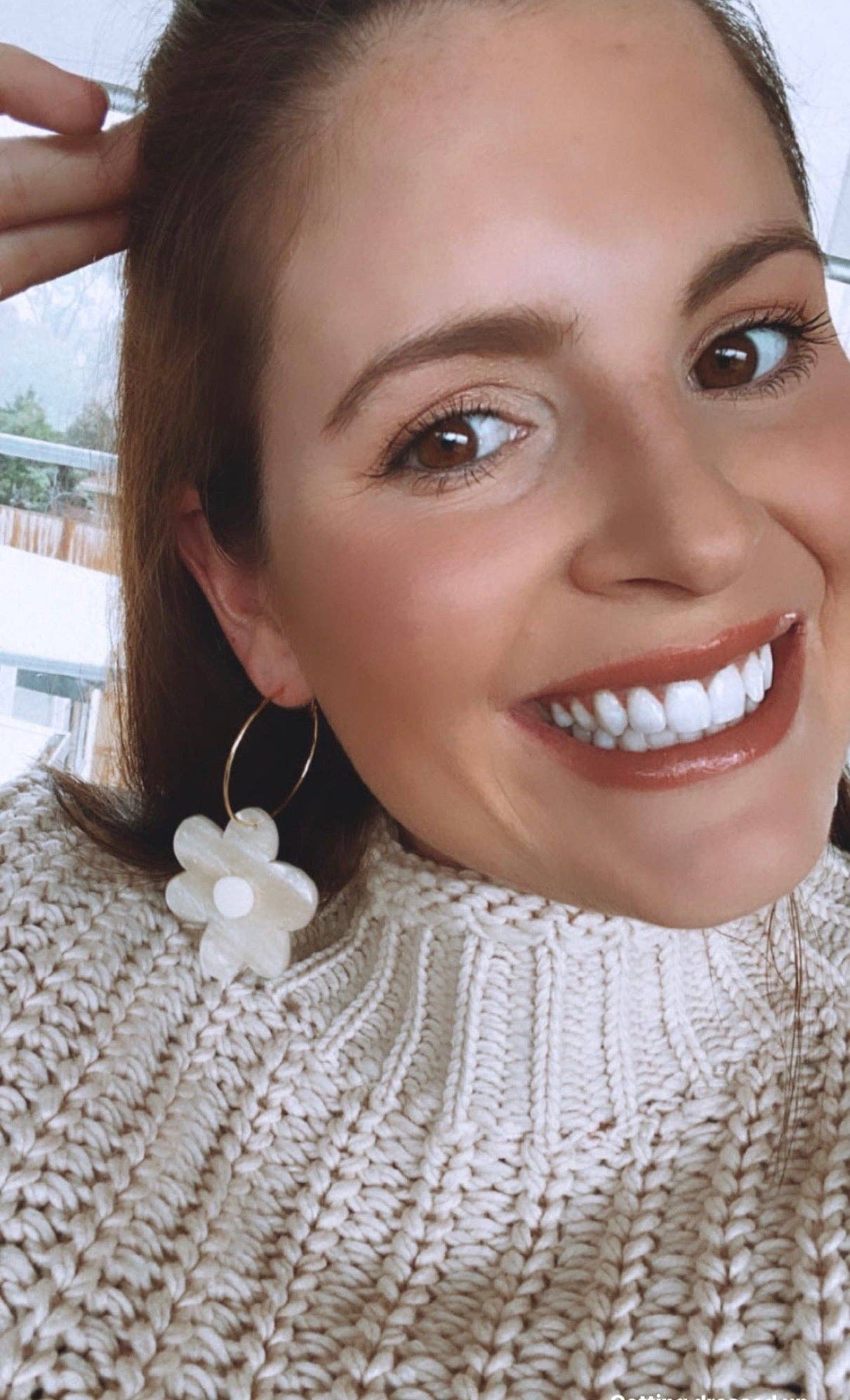 Flower power earrings