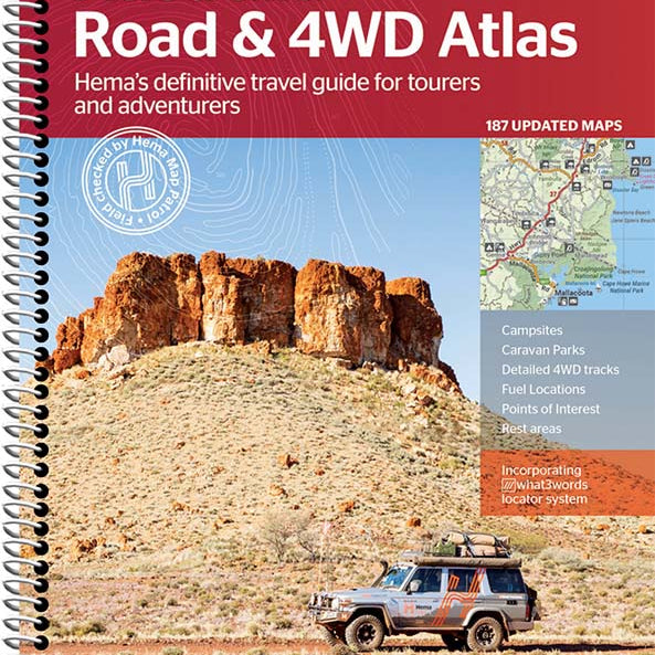 Australia Road & 4WD Atlas (Spiral Bound)