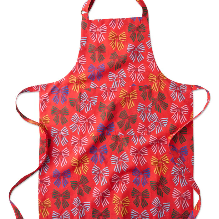 Festive Bow Apron One Size