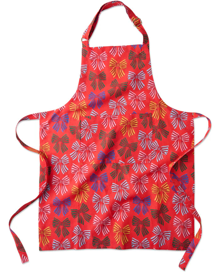 Festive Bow Apron One Size