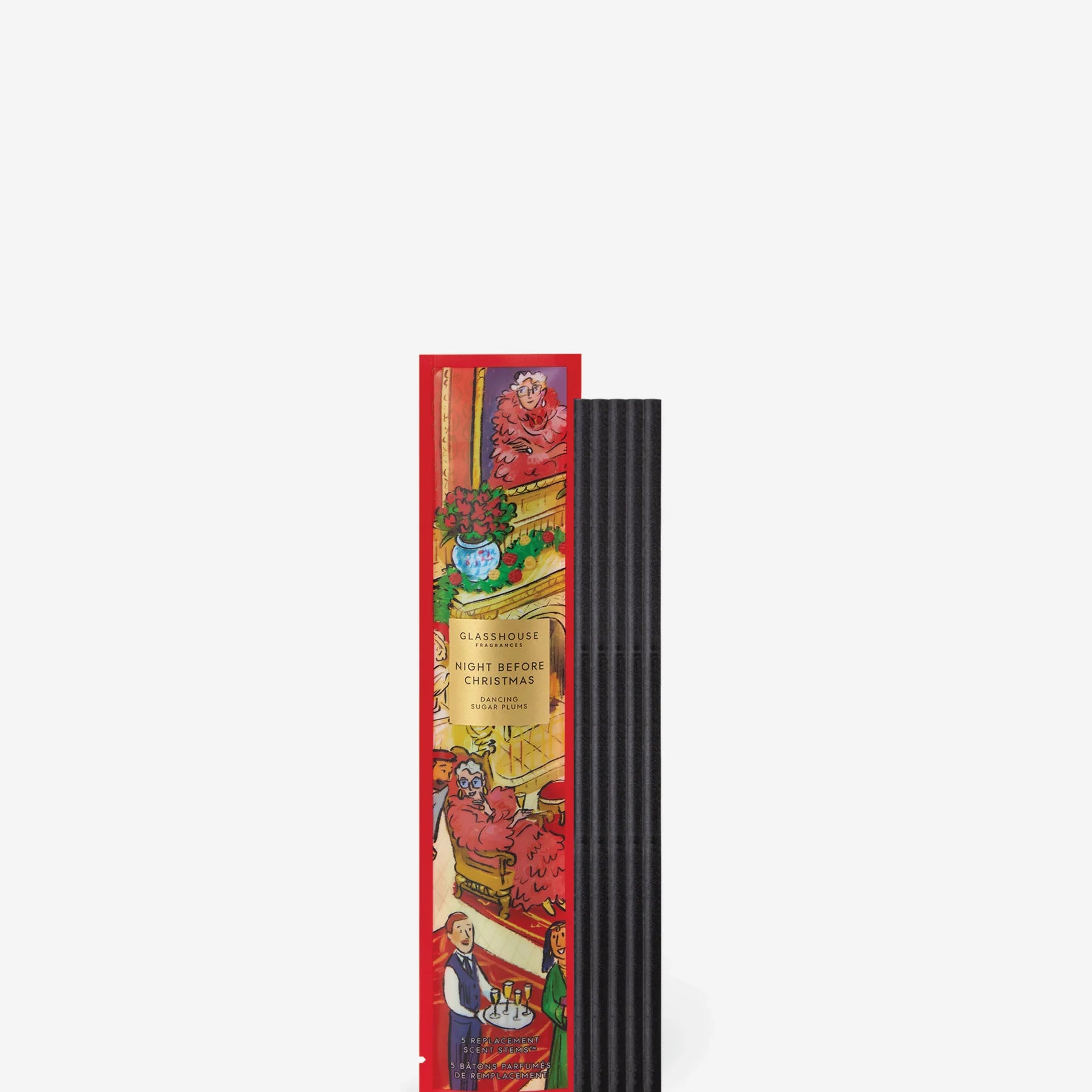 Glasshouse - 5 Replacement Scent Stems - Night Before Christmas