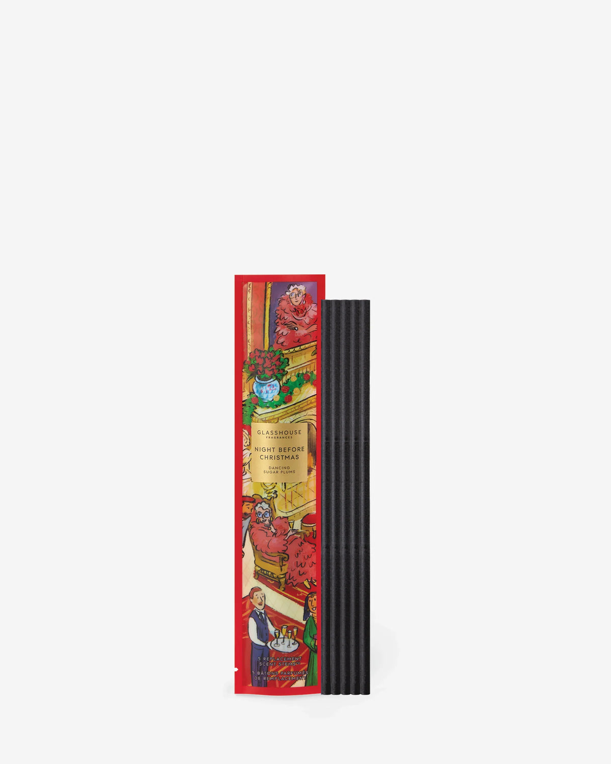 Glasshouse - 5 Replacement Scent Stems - Night Before Christmas