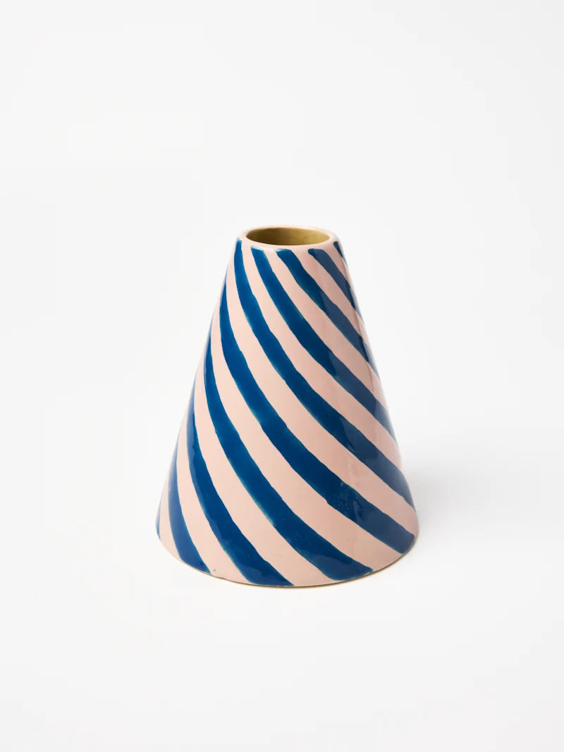 Jester Vase - Blueberry Swirl